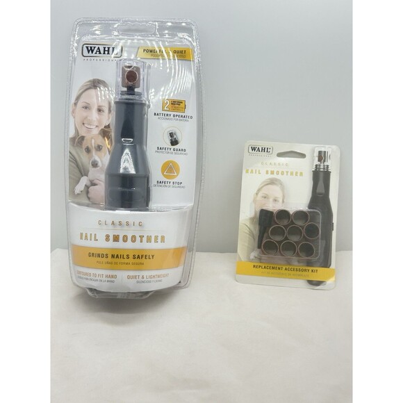 Wahl 5971 Classic Nail Smoother, Battery Operated Nail Drill for Pets + Refills - Picture 1 of 6